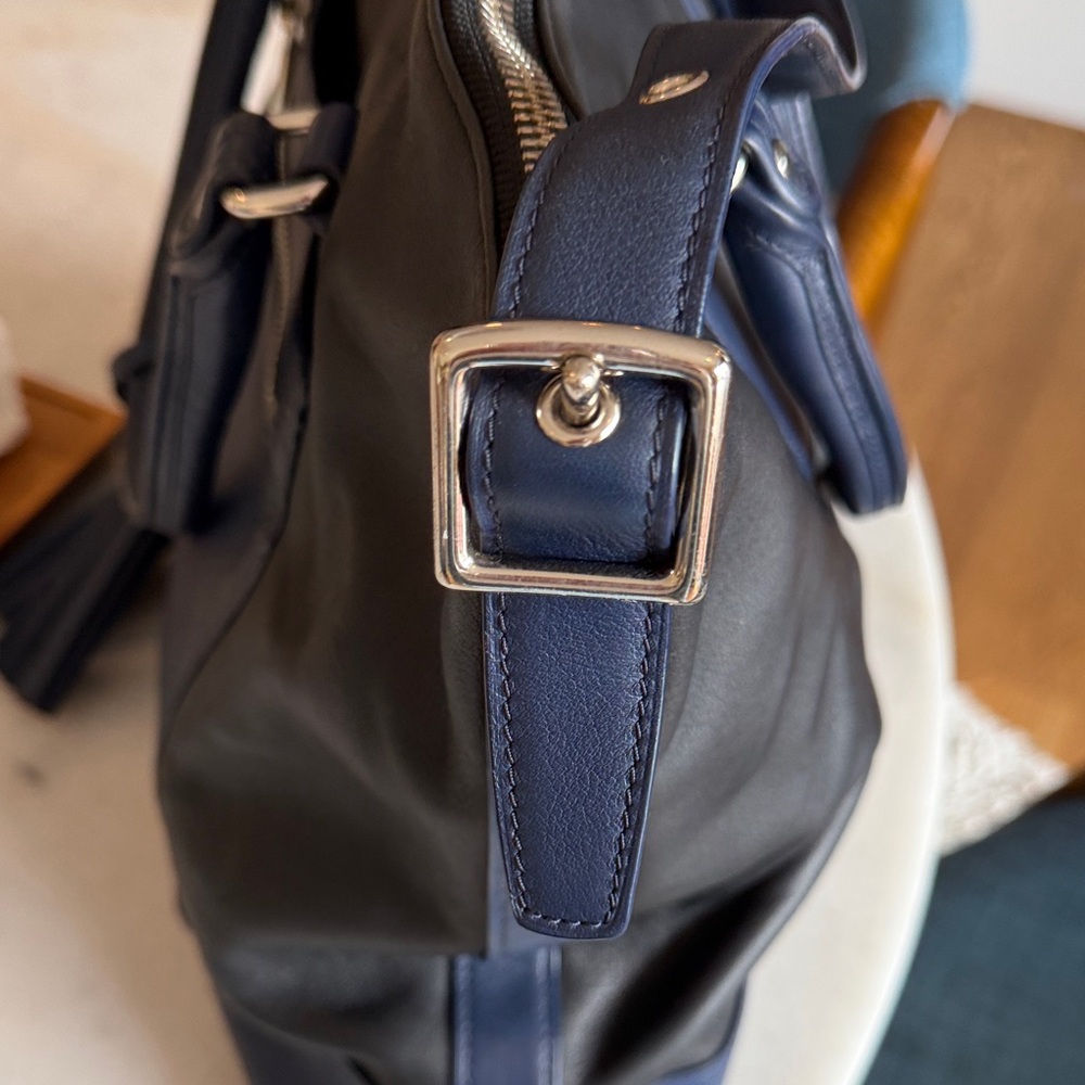 Coach Legacy Color Block Tote Bag - Picture 12 of 13